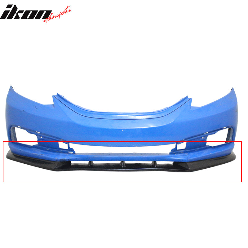 2013-2015 Honda Civic EK Sedan 4Dr IKON V3 Style Front Bumper Lip PU