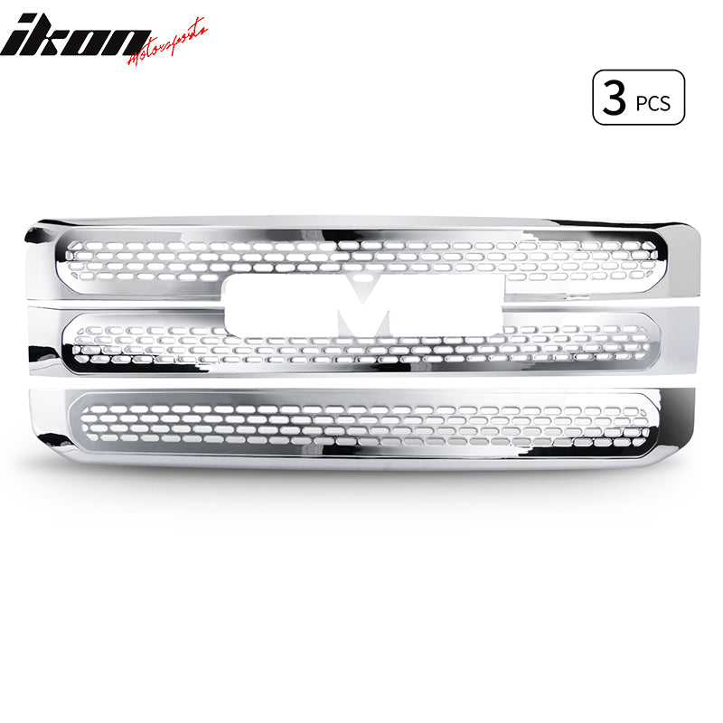 2013-2016 GMC Acadia SL/SLE/SLT Chrome Tape On Grille Overlay 3 Bar