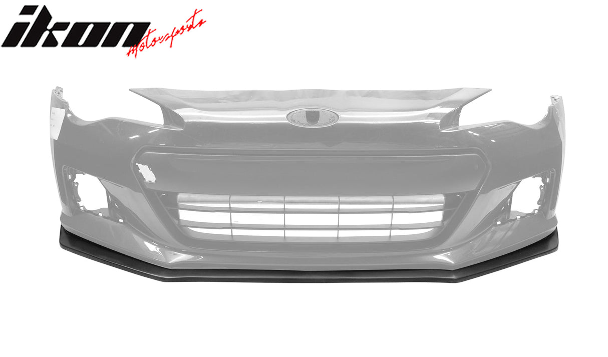 2013-2016 Subaru BRZ Front Splitter STI Style Unpainted Car Lip PU