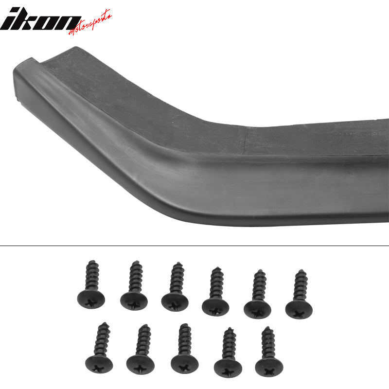 2013-2016 Subaru BRZ Black Front Bumper Lip Splitters Winglets 2PCS PU