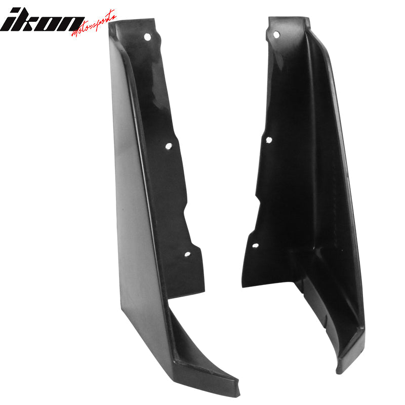 2013-2016 Subaru BRZ Black Front Bumper Lip Splitters Winglets 2PCS PU