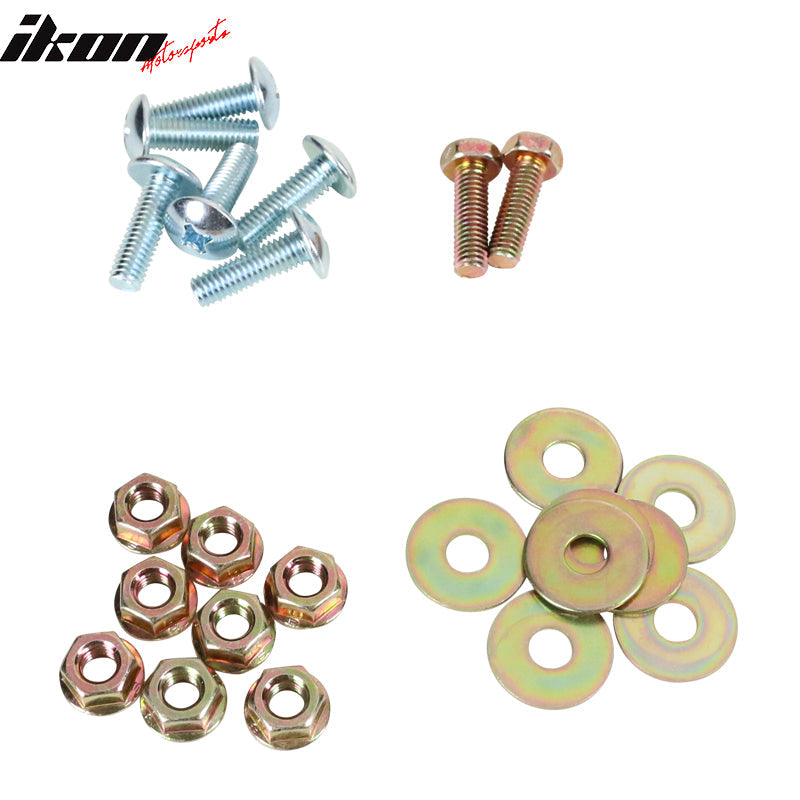 2013-2016 Subaru BRZ Black Front Bumper Lip Splitters Winglets 2PCS PU