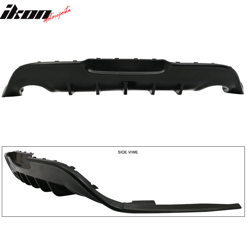 2013-2017 Dodge Dart IKON Style Unpainted Rear Bumper Diffuser PU