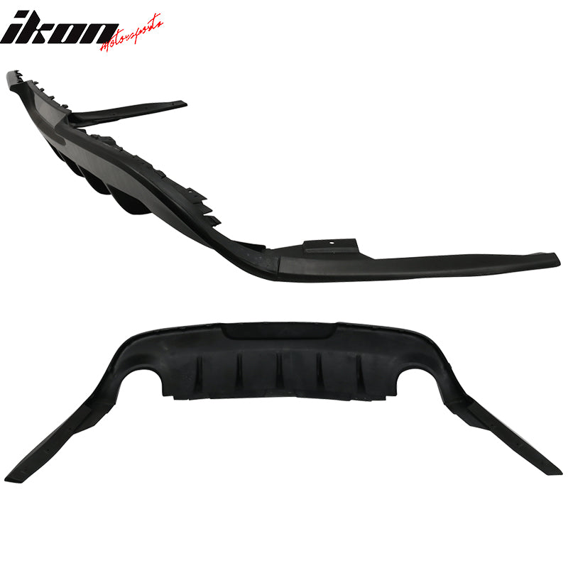2013-2017 Dodge Dart IKON Style Unpainted Rear Bumper Diffuser PU