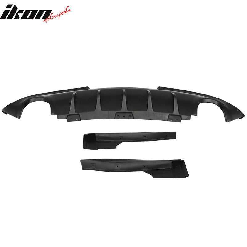2013-2017 Dodge Dart IKON Style Unpainted Rear Bumper Diffuser PU