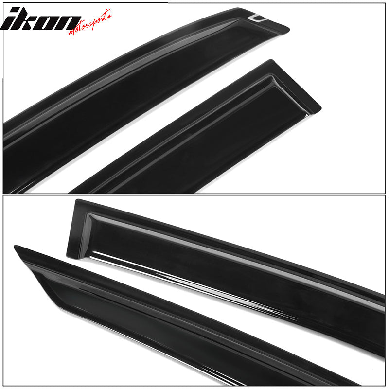 2013-2019 Audi A3 S3 RS3 Sedan Slim Style Acrylic Window Visors 4PC