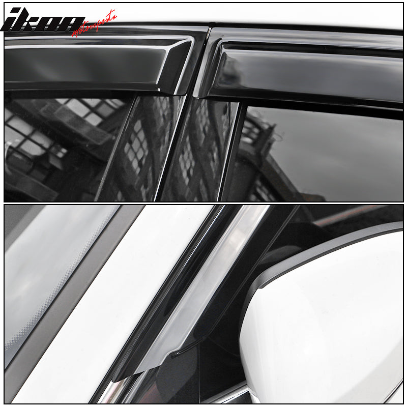 2013-2019 Audi A3 S3 RS3 Sedan Slim Style Acrylic Window Visors 4PC