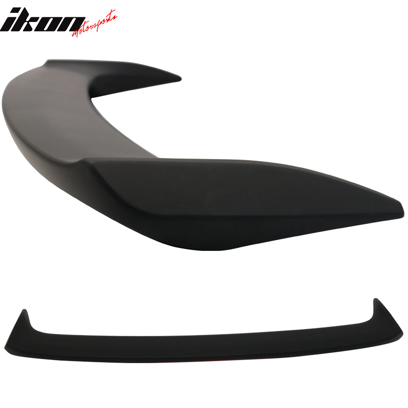2013-2019 Nissan Sentra Sedan Matte Black Rear Spoiler Wing LED Light