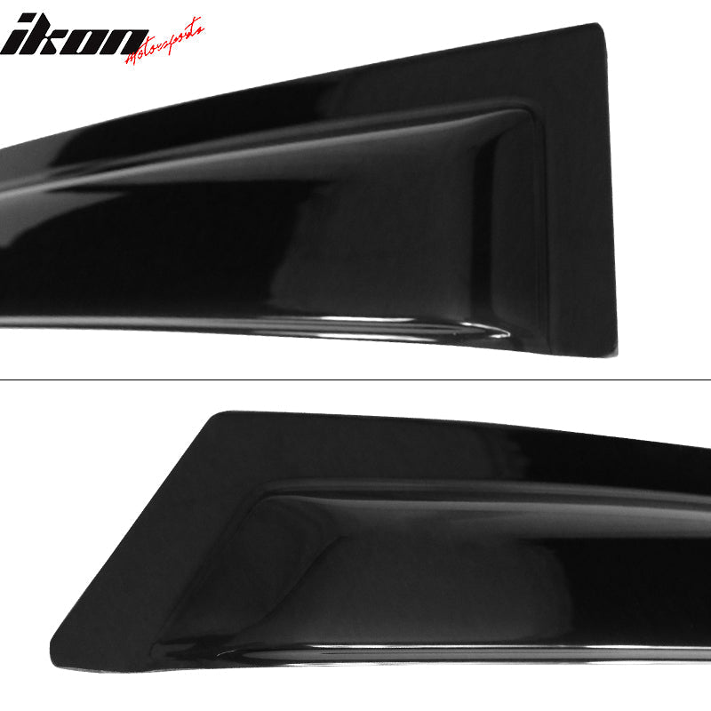 2013-2019 Nissan Sentra Slim Style Smoke Window Visor Guard Acrylic