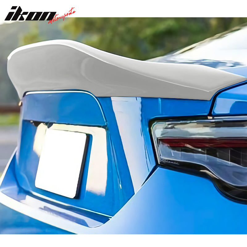 2013-2020 Subaru BRZ FRS GT86 #K1X White L Style Trunk Spoiler ABS