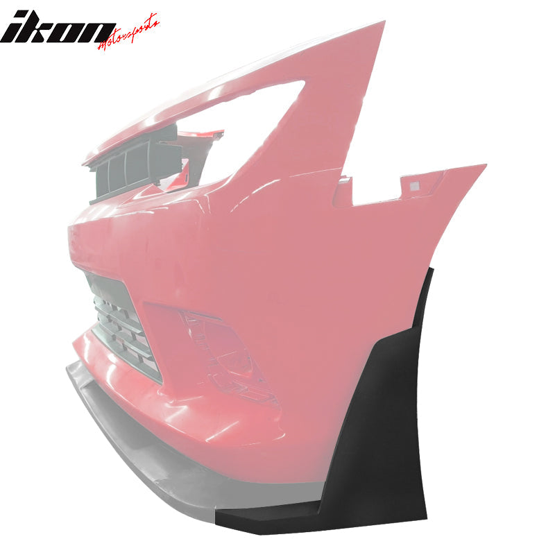 2014-2015 Chevrolet Camaro SS 1LE Style Front Bumper Lip Winglet PU