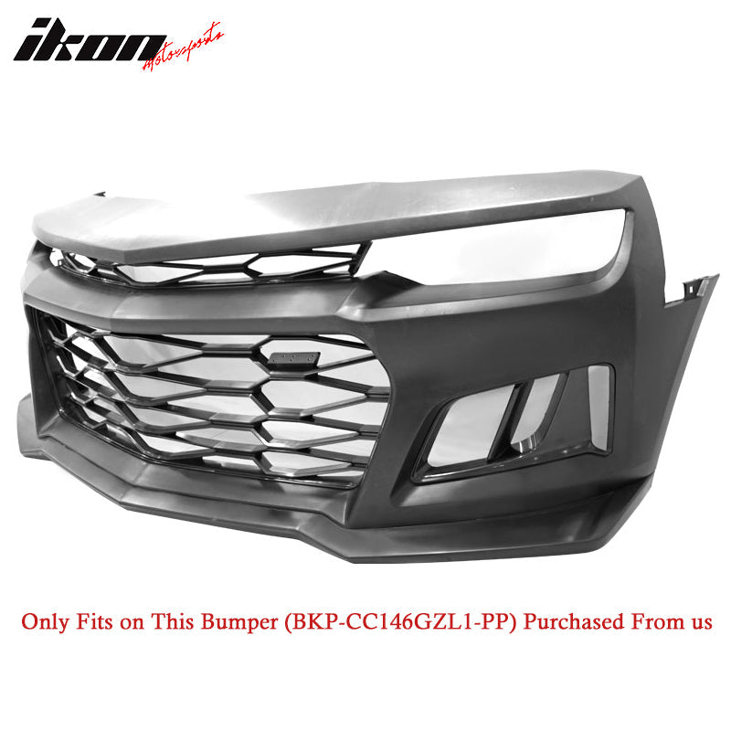 2014-2015 Chevy Camaro ZL1 Style Unpainted Front Bumper Lip Spoiler PP