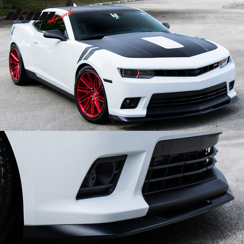 2014-2015 Chevrolet Camaro SS Front Lip 1LE Style Unpainted Lip Spoile