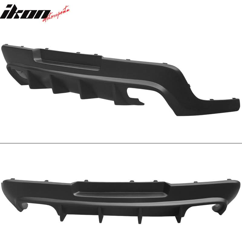 2014-2015 Chevy Camaro ZL1 Matte Black Rear Diffuser Bumper Lip PP