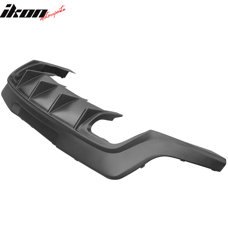 2014-2015 Chevy Camaro ZL1 Matte Black Rear Diffuser Bumper Lip PP