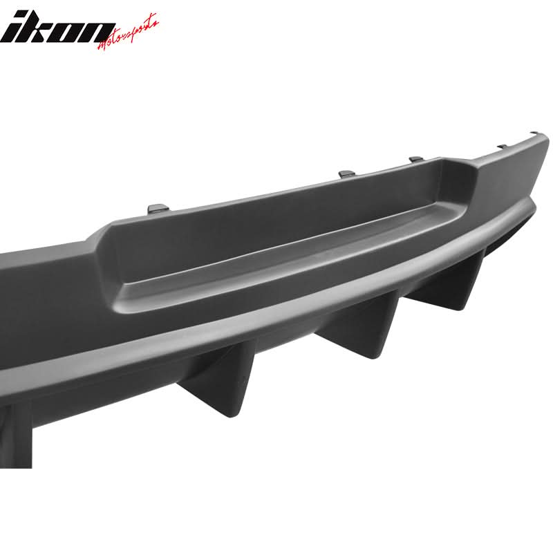 2014-2015 Chevy Camaro ZL1 Matte Black Rear Diffuser Bumper Lip PP