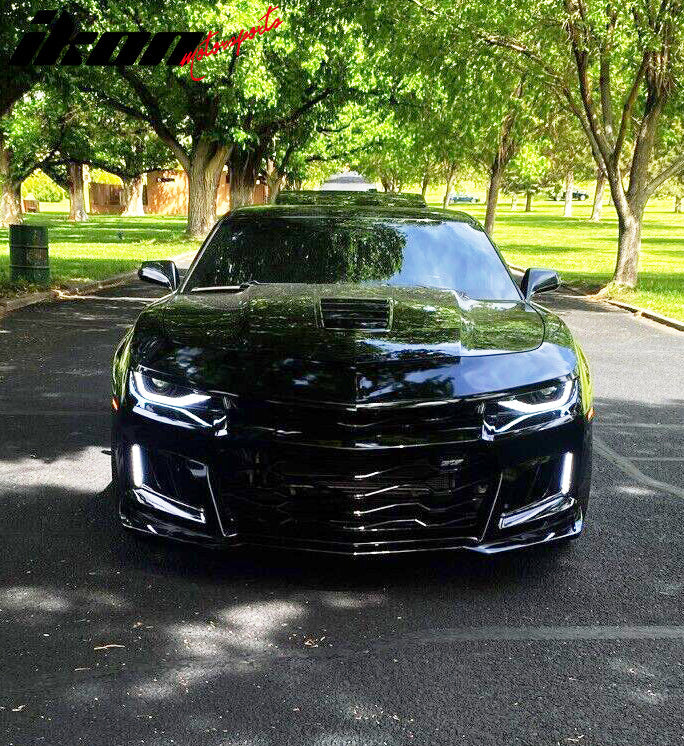 2014-2015 Chevy Camaro ZL1 Style Front Bumper DRL Fog Lights Headlamps
