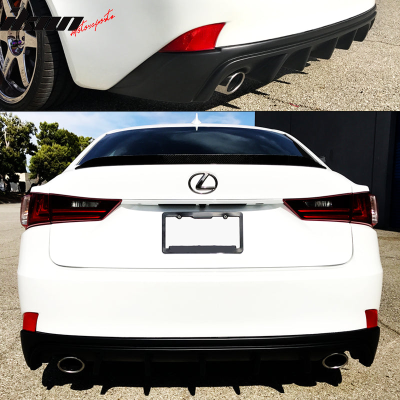 2014-2016 Lexus IS250 IS350 IS200T PP Rear Bumper Lip Diffuser