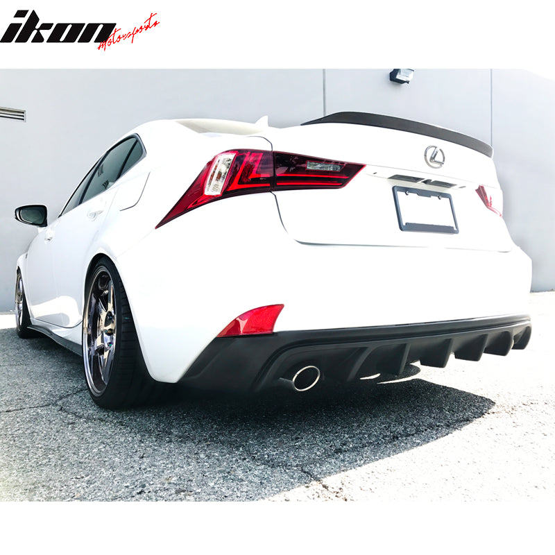 2014-2016 Lexus IS250 IS350 IS200T PP Rear Bumper Lip Diffuser