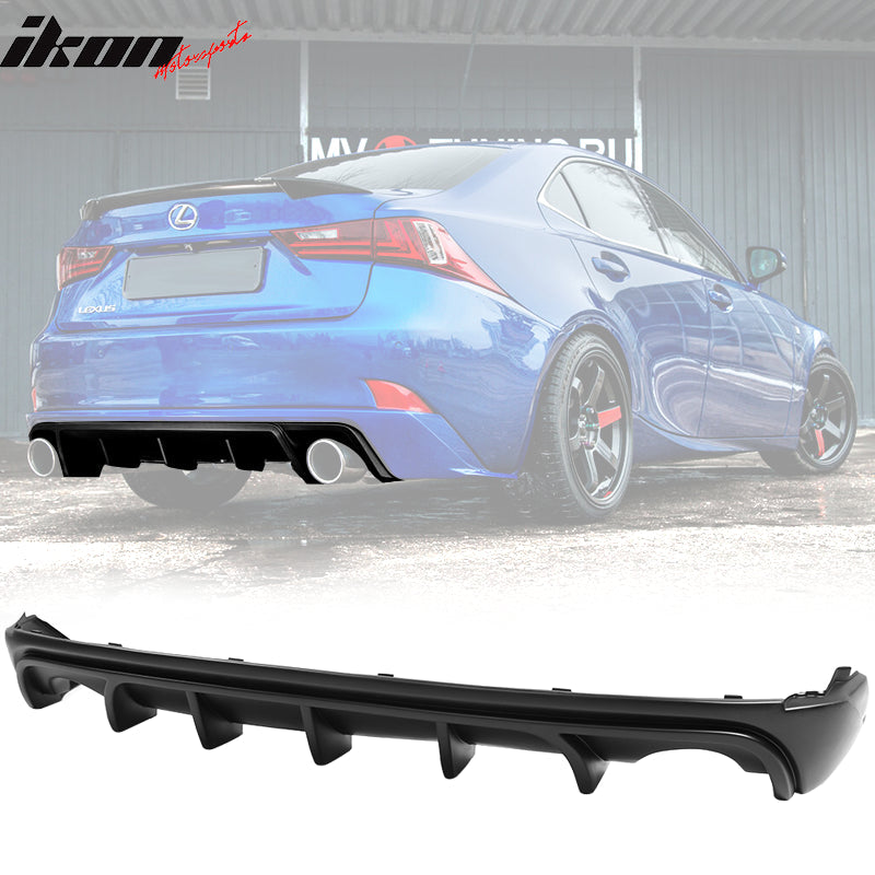 2014-2016 Lexus IS250 IS350 IS200T PP Rear Bumper Lip Diffuser