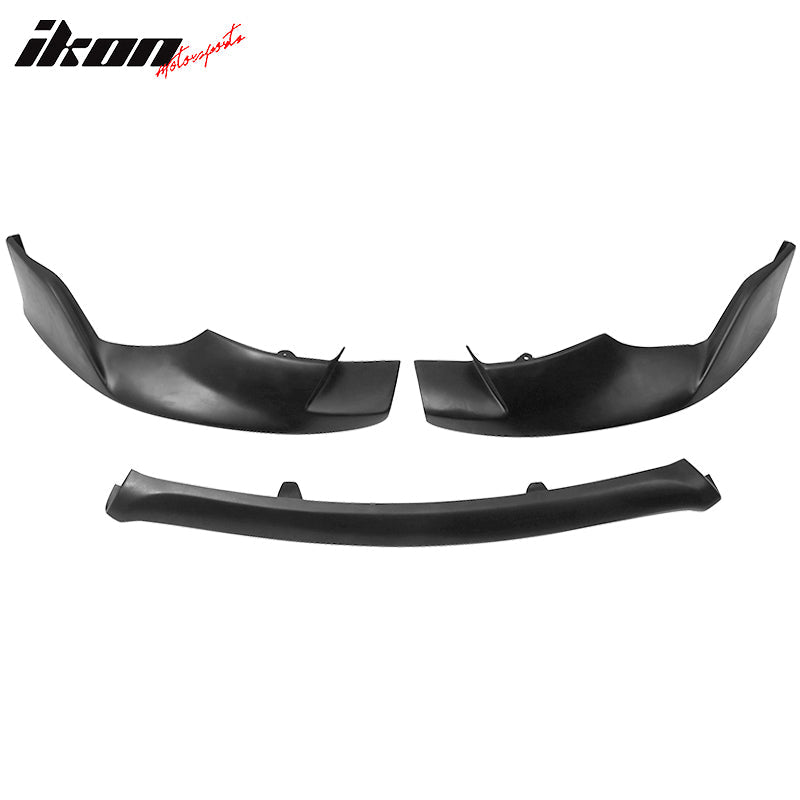 2014-2016 Toyota Corolla Sport Unpainted Black Front Bumper Lip PU 3PC