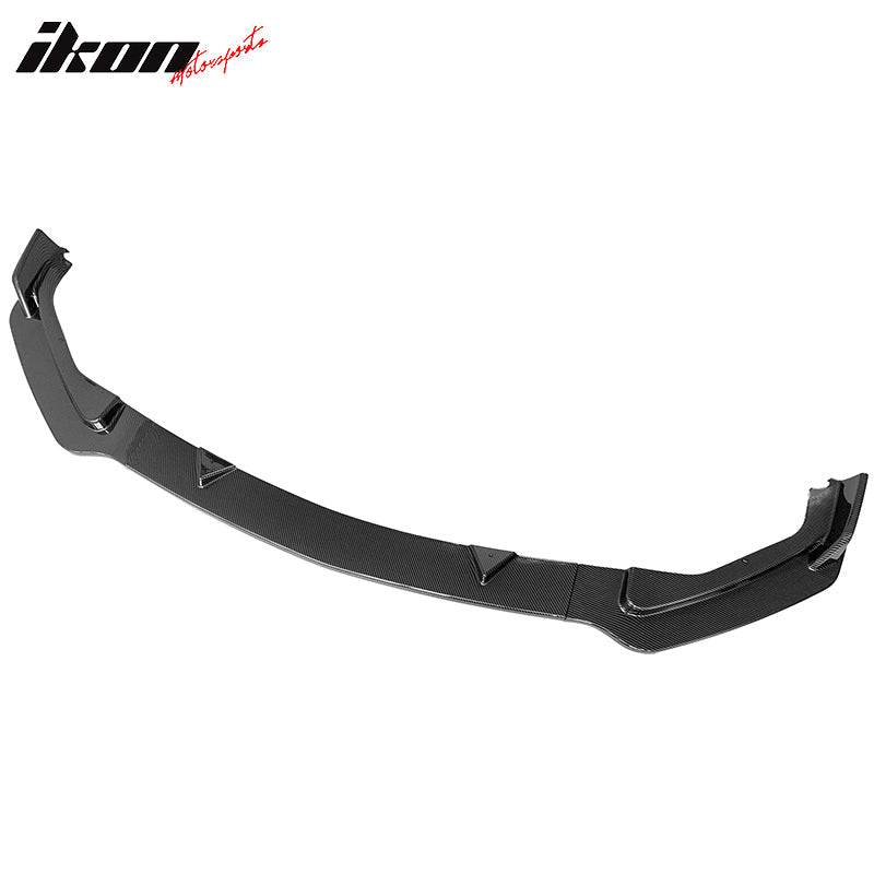 2014-2017 Infiniti Q50 Carbon Fiber Print 3PCS Front Bumper Lip PP