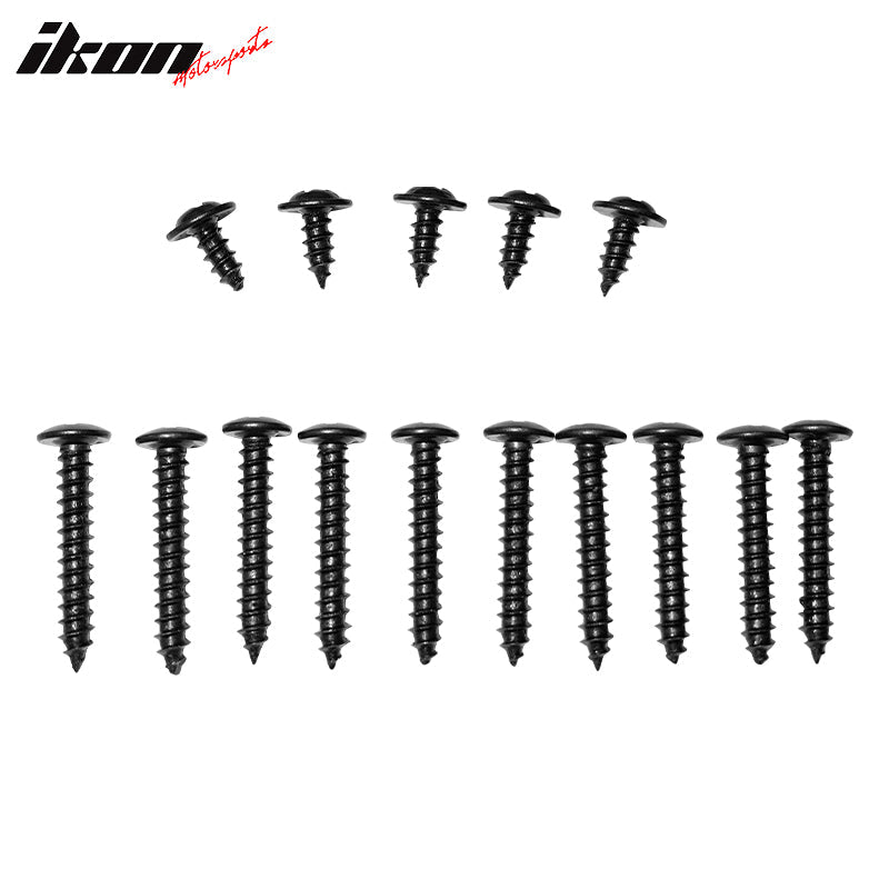 2014-2017 Infiniti Q50 Carbon Fiber Print 3PCS Front Bumper Lip PP