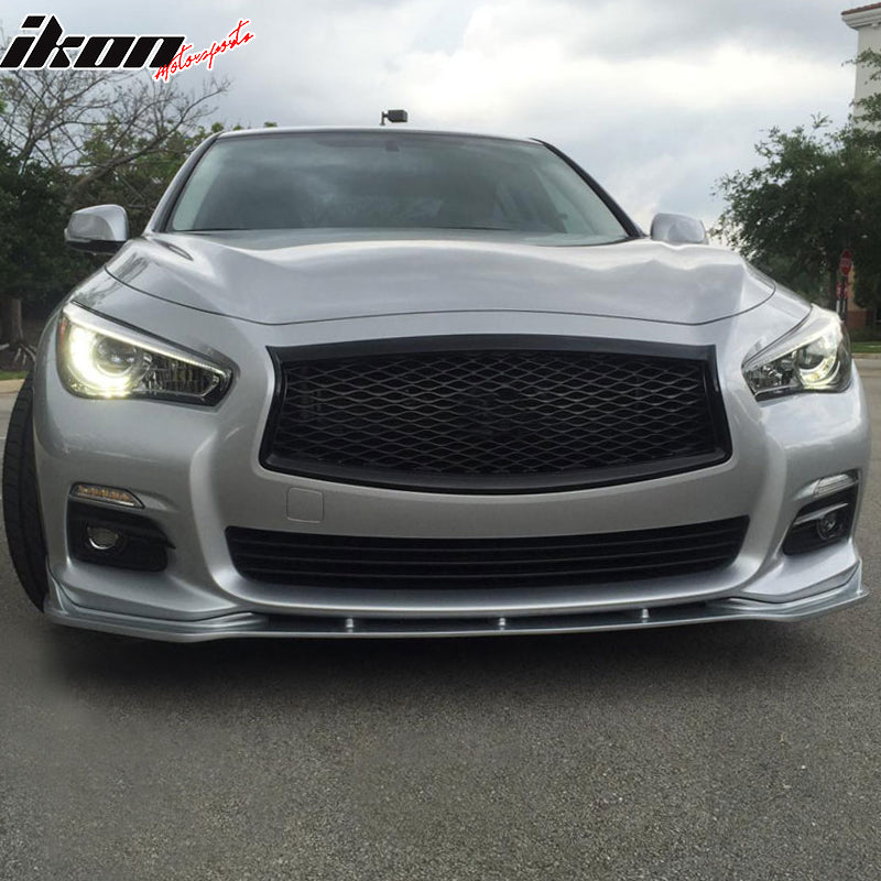 2014-2017 Infiniti Q50 Base Model T Style Front Bumper Spoiler PU
