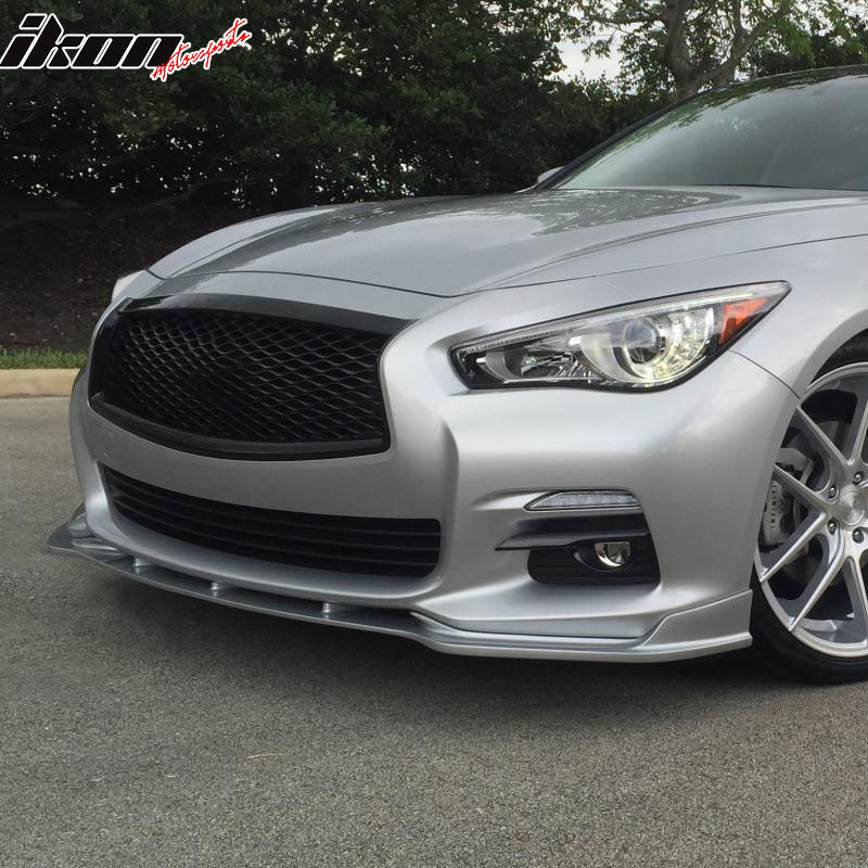 2014-2017 Infiniti Q50 Base Model T Style Front Bumper Spoiler PU