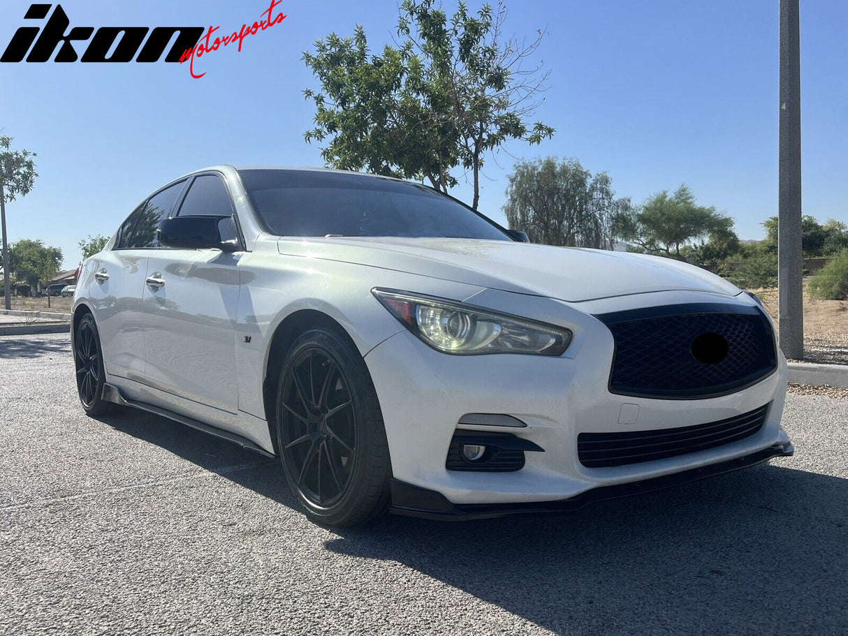 2014-2017 Infiniti Q50 Base Model T Style Front Bumper Spoiler PU