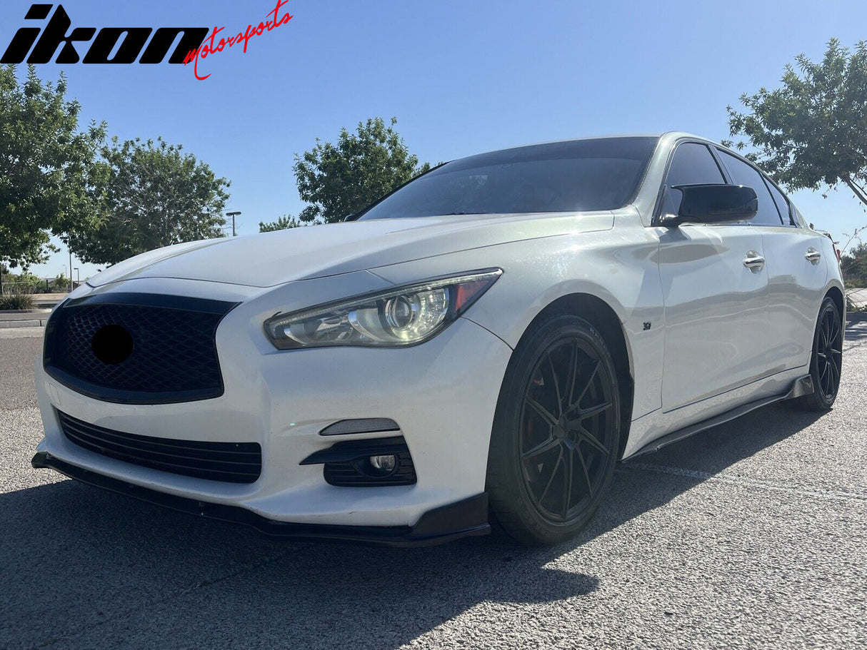 2014-2017 Infiniti Q50 Base Model T Style Front Bumper Spoiler PU