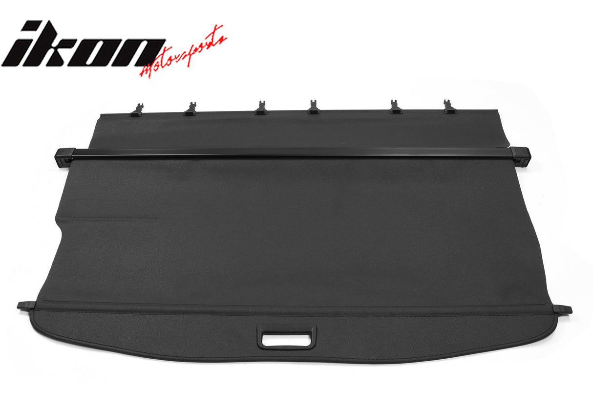 2014-2018 Subaru Forester 4DR Black Rear Cargo Cover PVC Aluminum Rod