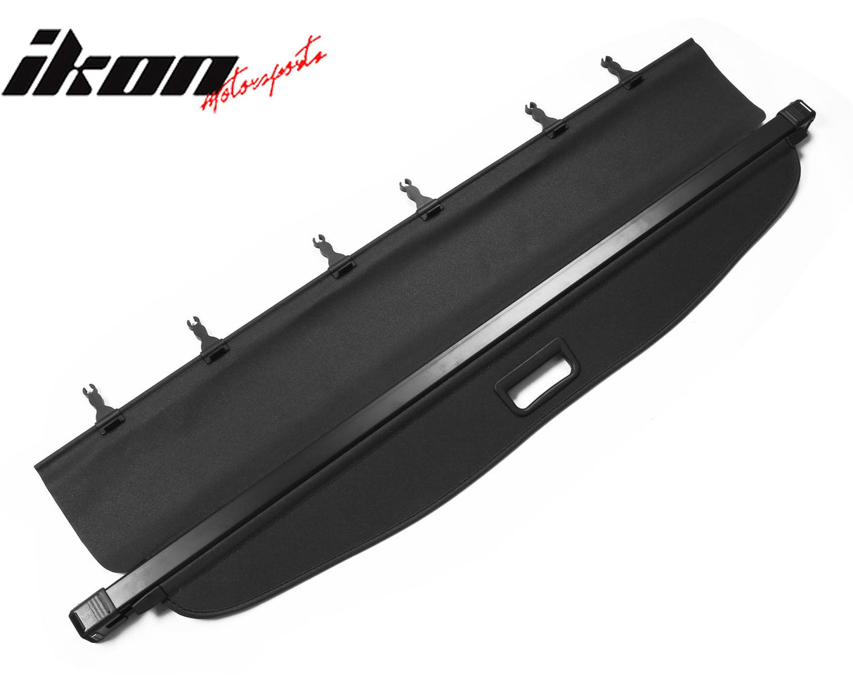 2014-2018 Subaru Forester 4DR Black Rear Cargo Cover PVC Aluminum Rod