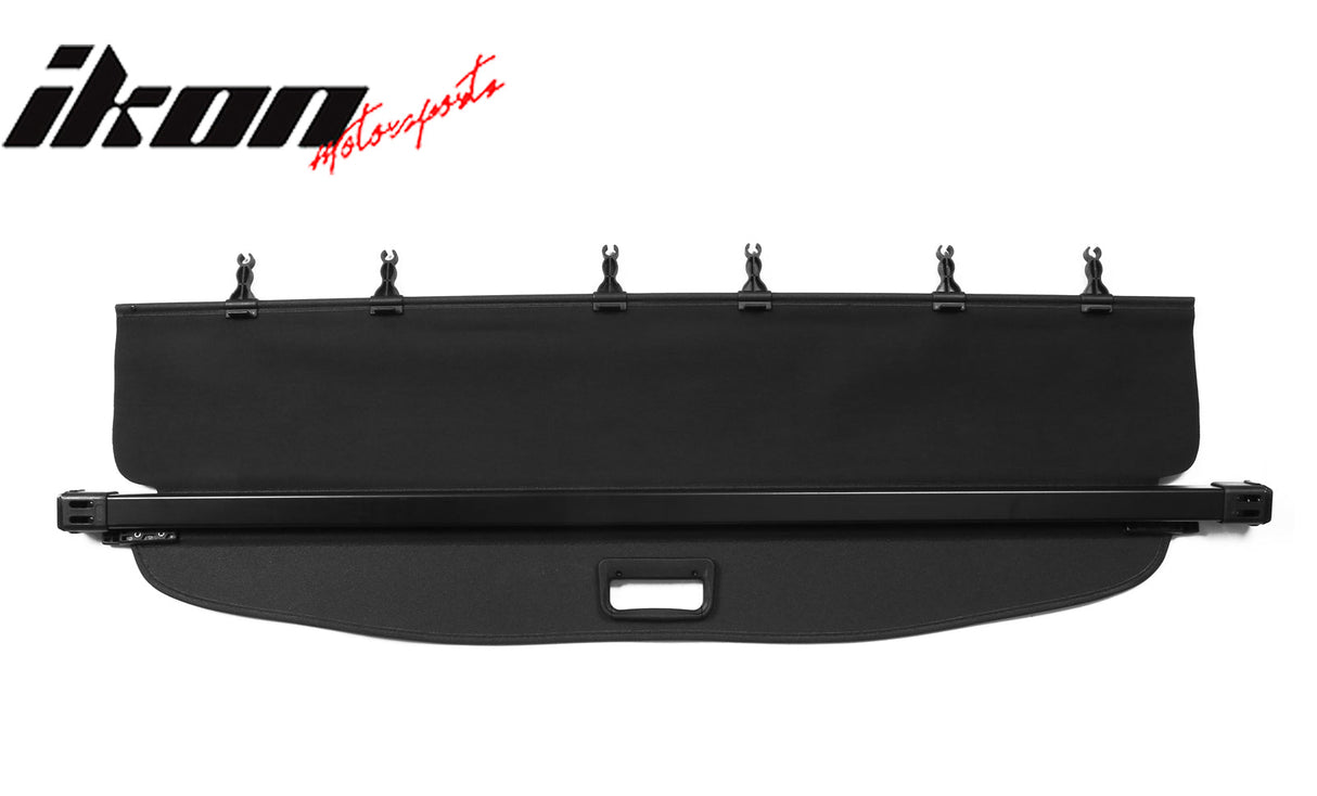 2014-2018 Subaru Forester 4DR Black Rear Cargo Cover PVC Aluminum Rod