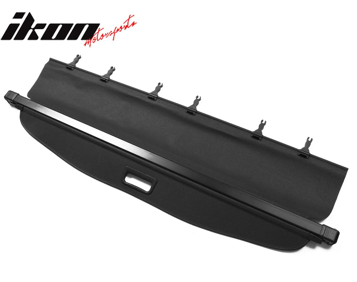 2014-2018 Subaru Forester 4DR Black Rear Cargo Cover PVC Aluminum Rod