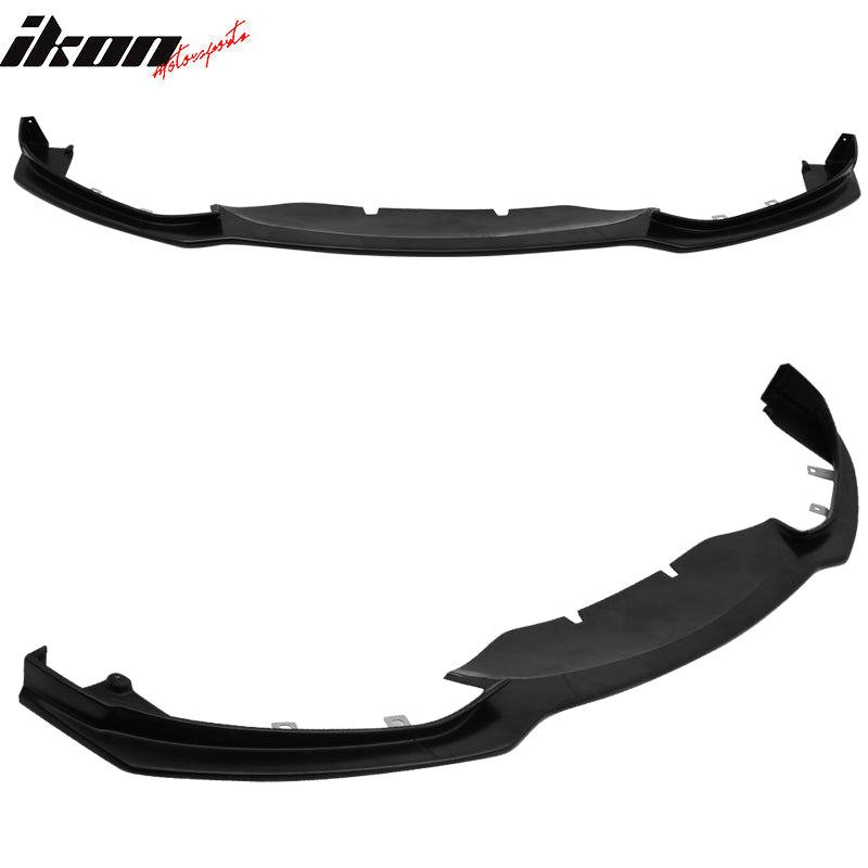 2014-2020 BMW F32 F33 F36 E Style Unpainted Black Front Bumper Lip PU