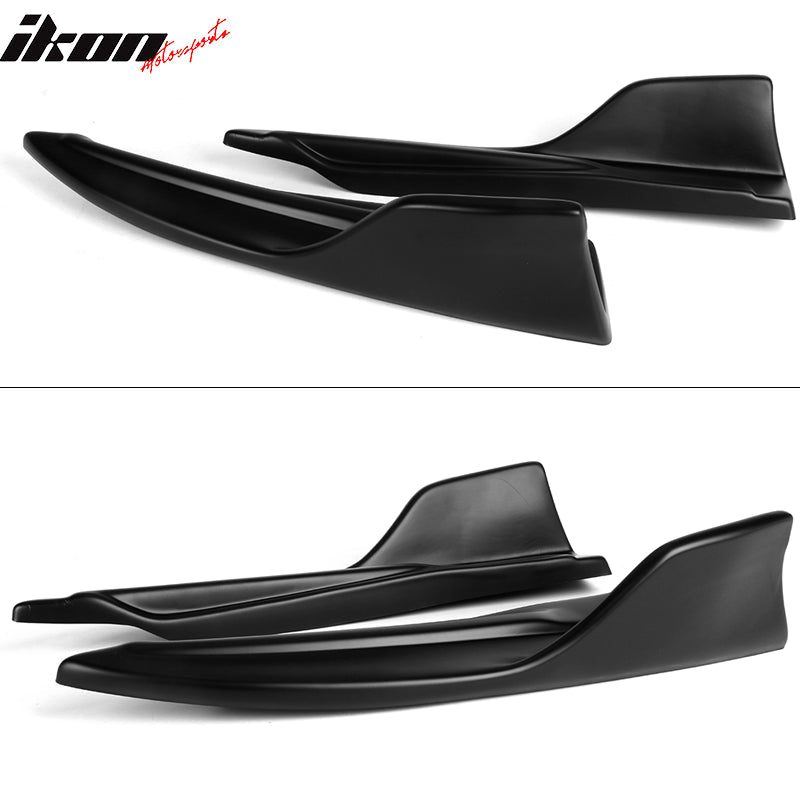 2014-2020 Lexus IS AR Style Matte Black Rear Bumper Lip Apron PP 2PC