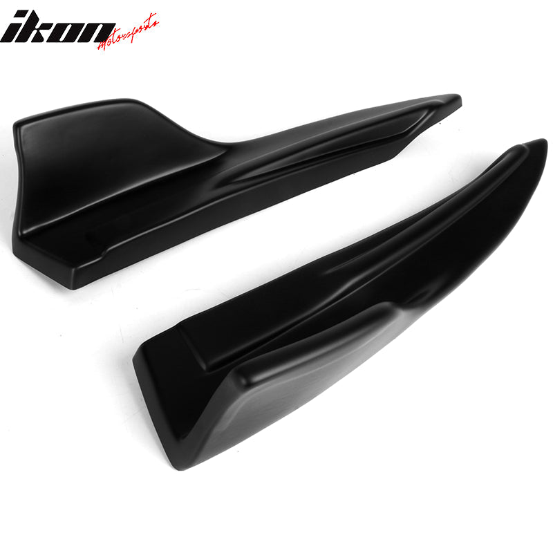 2014-2020 Lexus IS AR Style Matte Black Rear Bumper Lip Apron PP 2PC