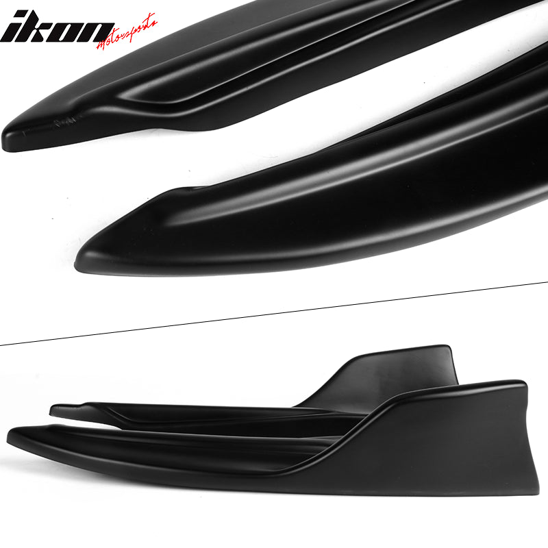 2014-2020 Lexus IS AR Style Matte Black Rear Bumper Lip Apron PP 2PC