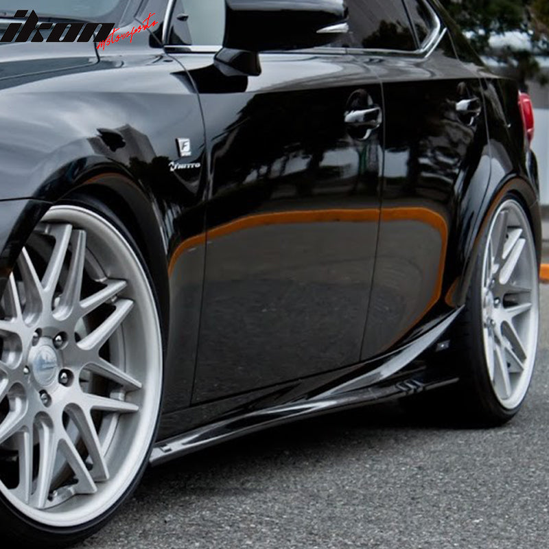 2014-2020 Lexus IS250 IS300 IS350 F Sport Style Side Skirts Panel PU