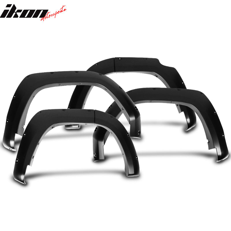 2014-2022 Toyota 4Runner Pocket Rivet Style Unpainted PP Fender Flares