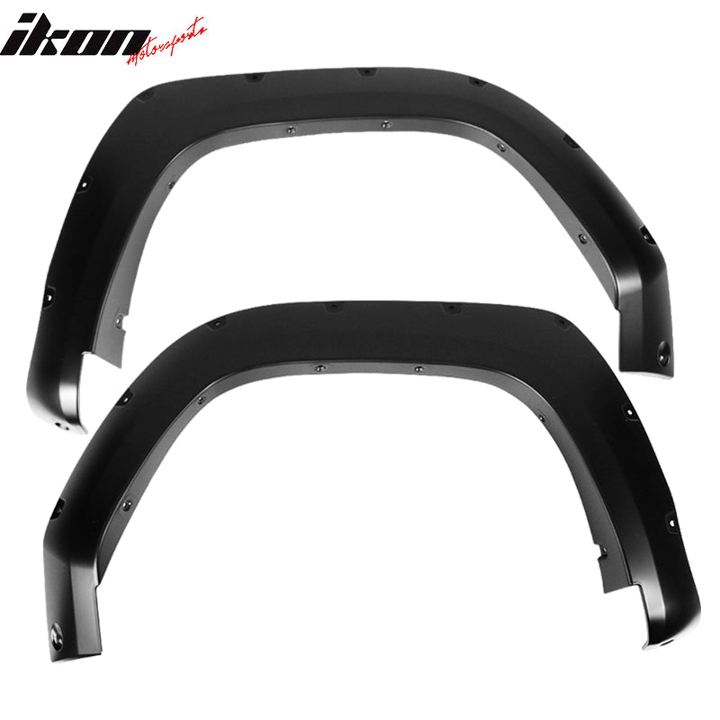 2014-2022 Toyota 4Runner Pocket Rivet Style Unpainted PP Fender Flares