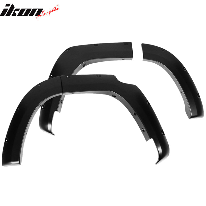 2014-2022 Toyota 4Runner Pocket Rivet Style Unpainted PP Fender Flares