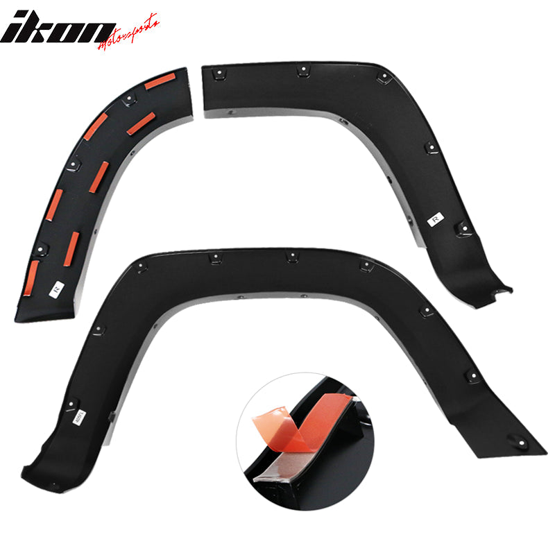 2014-2022 Toyota 4Runner Pocket Rivet Style Unpainted PP Fender Flares