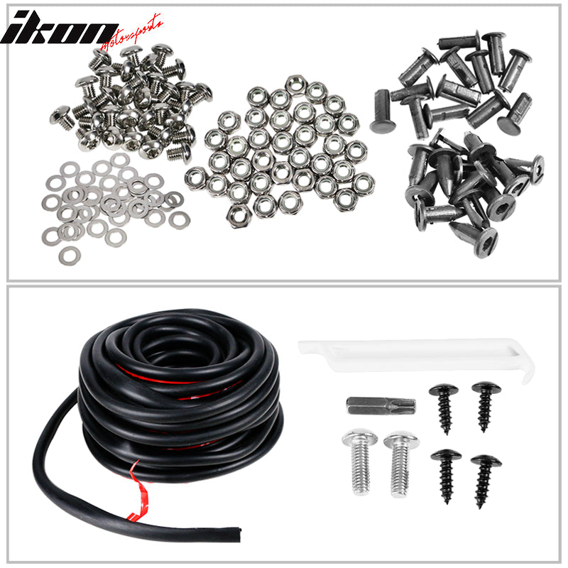 2014-2022 Toyota 4Runner Pocket Rivet Style Unpainted PP Fender Flares