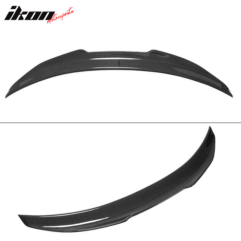 2014-24 Infiniti Q50 PSM Style Carbon Fiber Rear Spoiler Wing Lip Wing