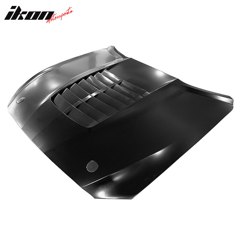 2015-2017 Ford Mustang Hood GT500 Style Black Car Hood Cover Aluminum