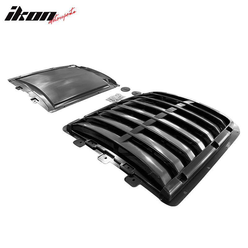 2015-2017 Ford Mustang Hood GT500 Style Black Car Hood Cover Aluminum