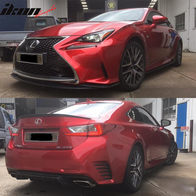 2015-2017 Lexus RC300 RC350 F-Sport Silkblaze Full Lip Kit Conversion