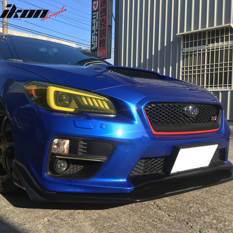 2015-2017 Subaru WRX STI S208 Front Bumper Lip Spoiler - PU